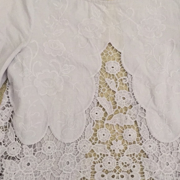 Lavender quarter length top - Picture 2 of 3